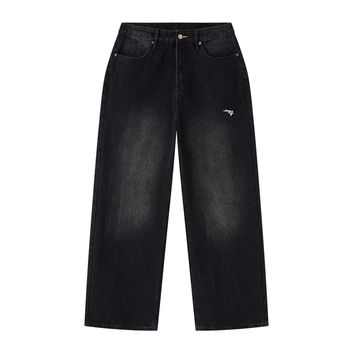 Outro Moto Black Washed Jeans