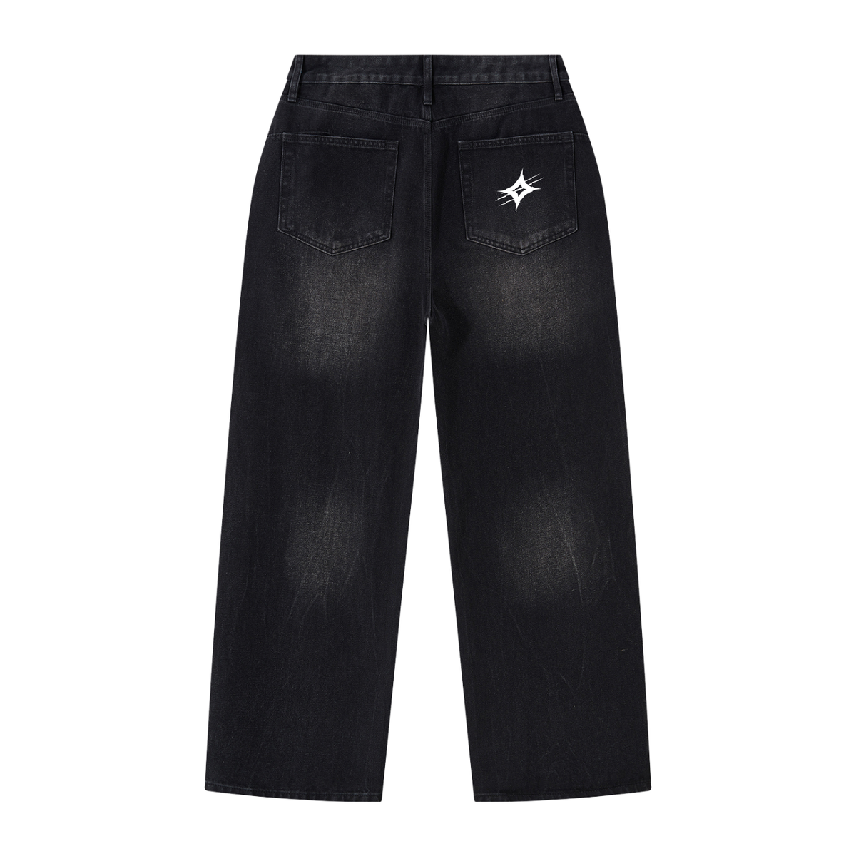 Outro Moto Black Washed Jeans